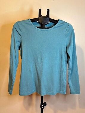 St. John's Bay Essential Tee Long Sleeve Cotton Tee Size Large